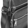 Черная кожаная мужская барсетка с текстильным плечевым ремнем Tiding Bag (15747) фото №6 Черная кожаная мужская барсетка с текстильным плечевым ремнем Tiding Bag (15747) modnotak фото - 6