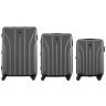 Набір валіз Wenger, Oryson 3 в 1, (S,M,L), пластик, 4 колеса, сірий modnotak фото - 4