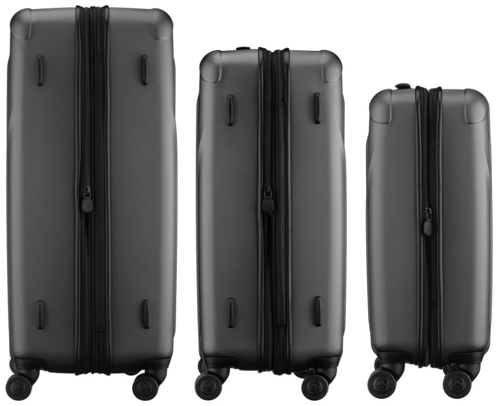 Набір валіз Wenger, Oryson 3 в 1, (S,M,L), пластик, 4 колеса, сірий modnotak фото №7