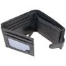 Качественный мужской кошелек из гладкой кожи на кнопке с RFID-защитой JCB 93957 черного цвета фото №6 Качественный мужской кошелек из гладкой кожи на кнопке с RFID-защитой JCB 93957 черного цвета modnotak фото - 6