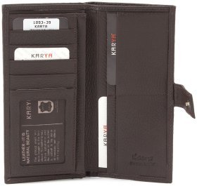 Універсальний купюрник коричневого кольору з турецької шкіри KARYA (1093-39)