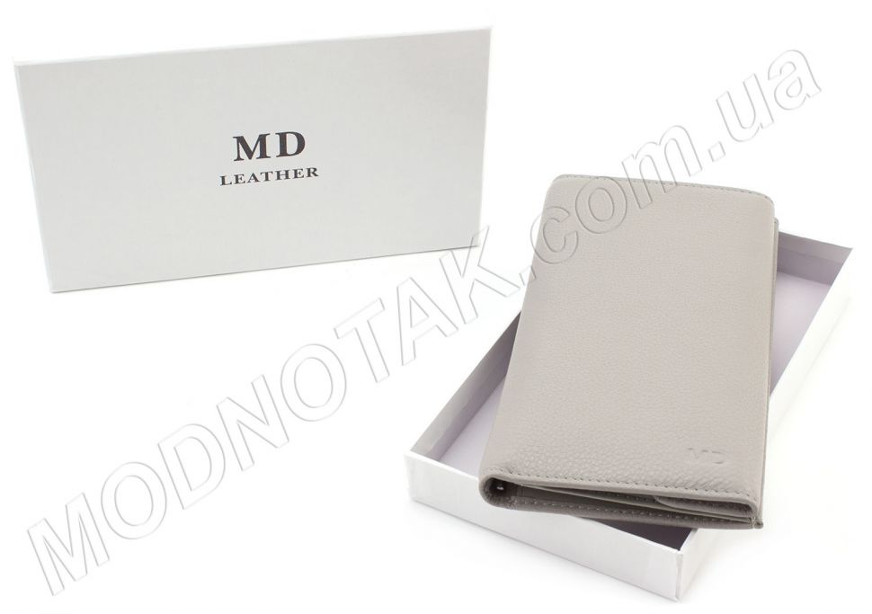 Женский кожаный купюрник с фиксацией на магнит MD Leather (17531)