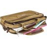 Вместительная текстильная сумка для ноутбука на два отделения Vintage (20181) - 3