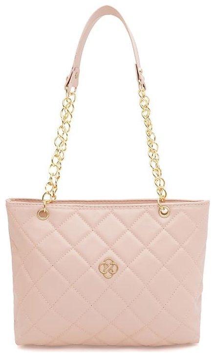 Стильная женская сумка из качественного кожзама розового цвета Monsen 94657 фото №1 Стильная женская сумка из качественного кожзама розового цвета Monsen 94657 modnotak фото №1