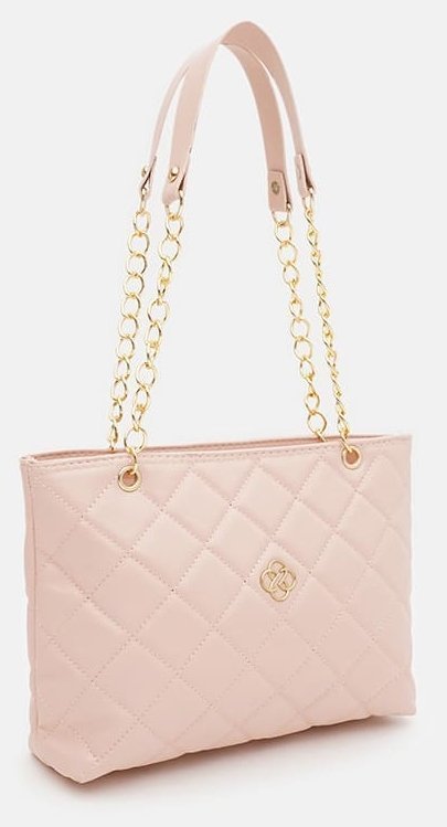 Стильная женская сумка из качественного кожзама розового цвета Monsen 94657 фото №2 Стильная женская сумка из качественного кожзама розового цвета Monsen 94657 modnotak фото №2