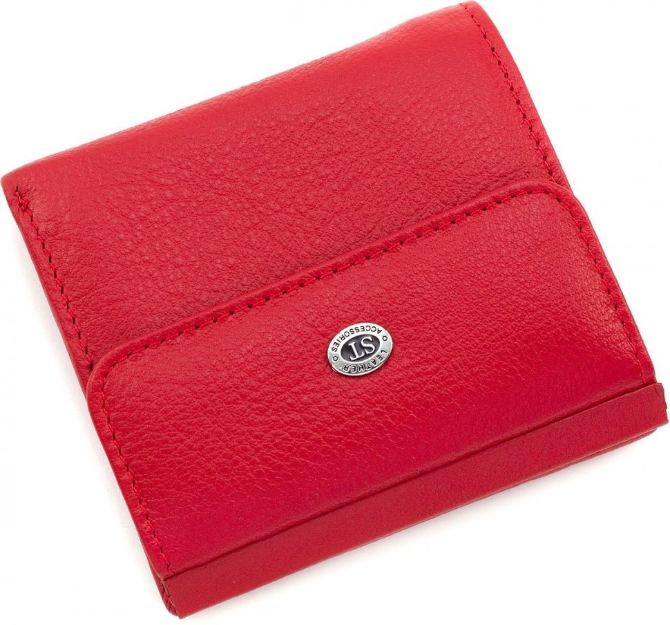 Жіночий шкіряний гаманець в два складання ST Leather (17719)