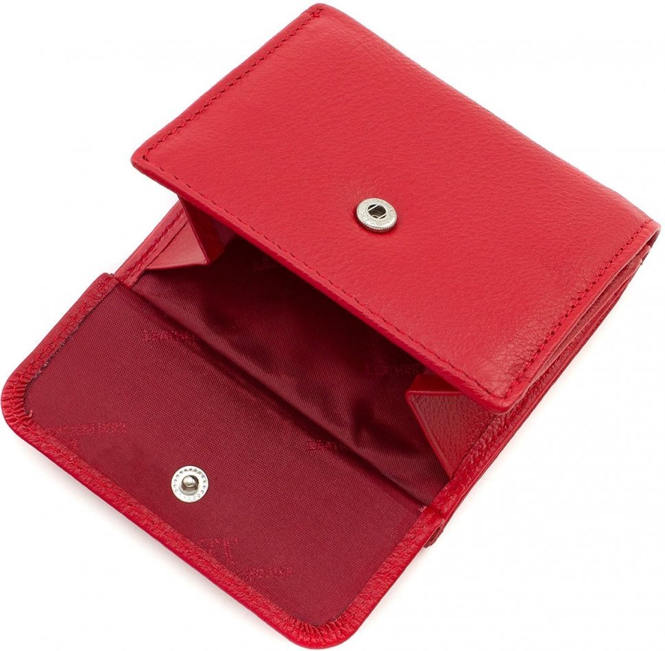 Жіночий шкіряний гаманець в два складання ST Leather (17719)