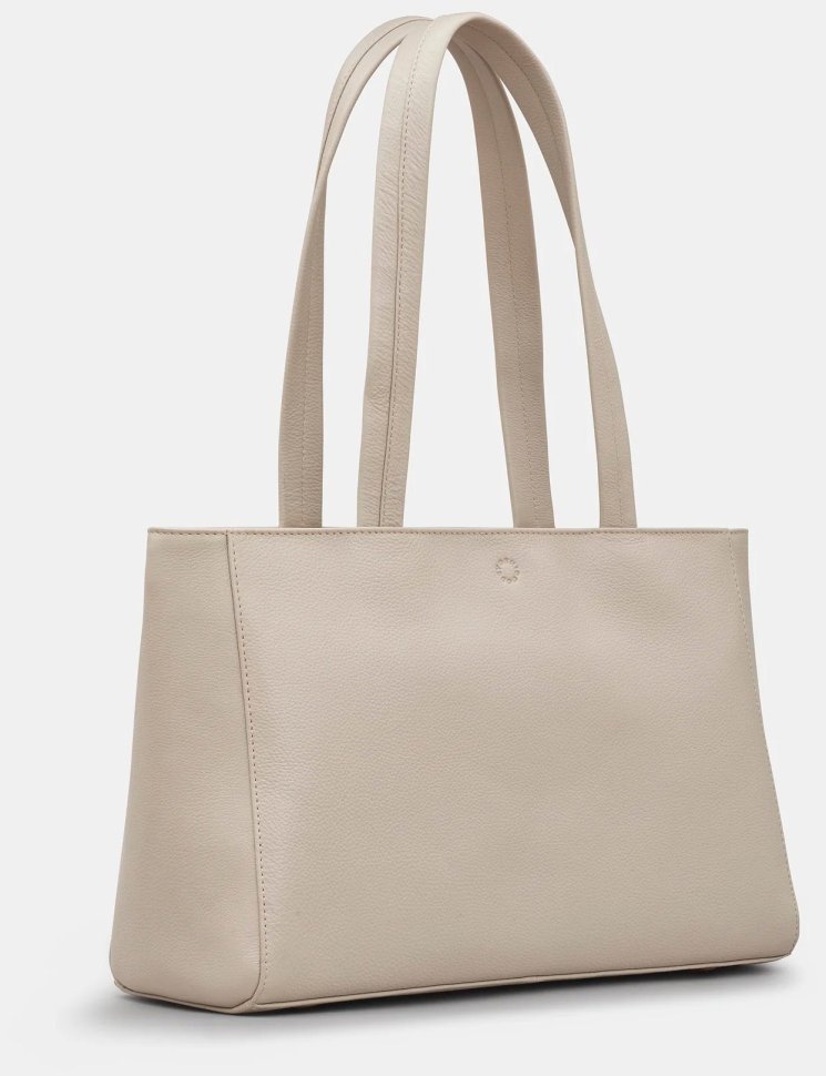 Женская кожаная сумка-шоппер в сером цвете Yoshi YB254 Harrington 94957 (Великобритания) modnotak фото №3