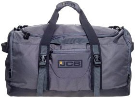 Большая дорожная сумка из прочного полиэстера JCB 004L серого цвета 95457