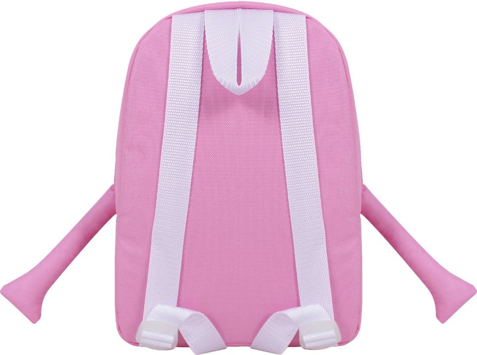 Дитячий рюкзак рожевого кольору з текстилю Monster - Bagland (55557)