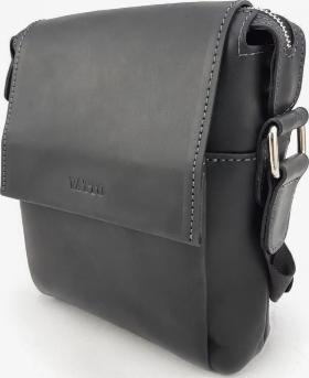 Функциональная сумка планшет из винтажной кожи с клапаном VATTO (11699)