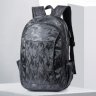 Черный мужской рюкзак из полиэстера с принтом под камуфляж Monsen (21471) - 7