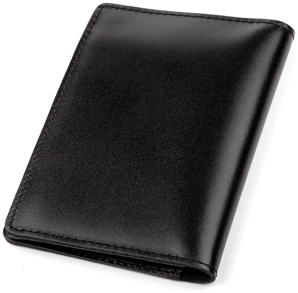 Черная обложка для автодокументов из гладкой кожи Shvigel (2413924) modnotak фото №14