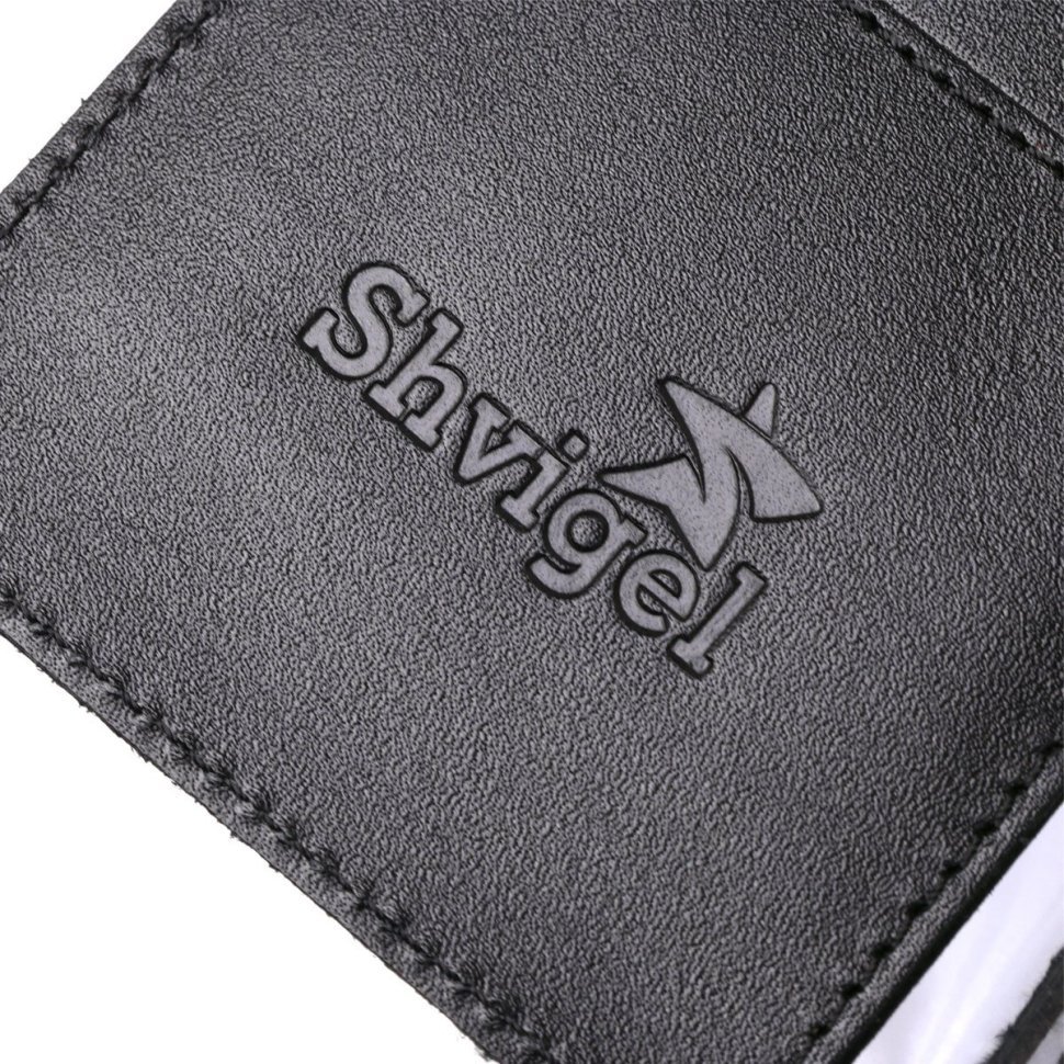 Черная обложка для автодокументов из гладкой кожи Shvigel (2413924) modnotak фото №21