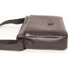 Наплечная кожаная сумка коричневого цвета VATTO (11998) - 6