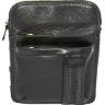 Компактна сумка планшет зі шкіри Флотар чорного кольору з карманами VATTO (12098) - 1