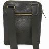 Компактна сумка планшет зі шкіри Флотар чорного кольору з карманами VATTO (12098) - 2