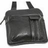 Компактна сумка планшет зі шкіри Флотар чорного кольору з карманами VATTO (12098) - 3