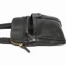 Компактна сумка планшет зі шкіри Флотар чорного кольору з карманами VATTO (12098) - 6