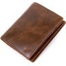 Повсякденне чоловіче портмоне з вінтажної шкіри коричневого забарвлення Vintage (2420432) - 1