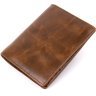 Повсякденне чоловіче портмоне з вінтажної шкіри коричневого забарвлення Vintage (2420432) - 2