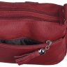 Жіноча шкіряна сумка бордового кольору з однією лямкою Keizer (57157) - 8