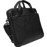 Черная кожаная сумка для ноутбука 13 дюймов с ручками Issa Hara (21161) - 3
