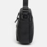Мужская сумка-барсетка из натуральной кожи флотар черного цвета Keizer (22063) - 4