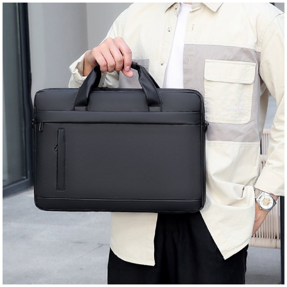 Текстильная мужская сумка для ноутбука и документов Confident 77557