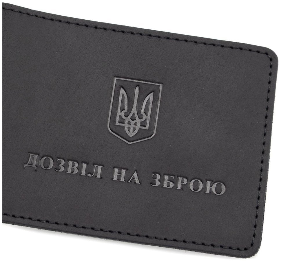 Кожаная обложка разрешение на оружие Leather Collection 97757 цвет черный фото №6 Кожаная обложка разрешение на оружие Leather Collection 97757 цвет черный modnotak фото №6