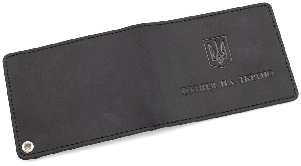 Кожаная обложка разрешение на оружие Leather Collection 97757 цвет черный фото №4 Кожаная обложка разрешение на оружие Leather Collection 97757 цвет черный modnotak фото №4