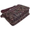 Женская кожаная сумка через плечо с узором цветов Desisan 107857 бордового цвета фото №5 Женская кожаная сумка через плечо с узором цветов Desisan 107857 бордового цвета modnotak фото - 5