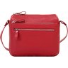 Маленька жіноча сумка червоного кольору з натуральної яловичої шкіри Issa Hara Мішель (27020) - 1