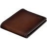 Мужское кожаное портмоне коричневого цвета для купюр и карт Visconti Vespa 69257 - 3