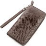 Мужской кошелек-клатч из коричневой кожи крокодила CROCODILE LEATHER (024-18588) - 1