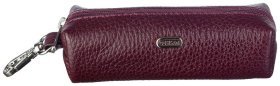 Бордовая женская ключница из натуральной кожи флотар Desisan 80658