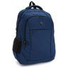 Синій чоловічий рюкзак із щільного текстилю на блискавці Aoking 71858 - 1