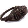 Вместительная мужская сумка на пояс с карманами VINTAGE STYLE (14860) - 2