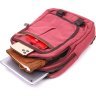 Женский текстильный рюкзак малинового цвета Vintage (2421256)  - 6