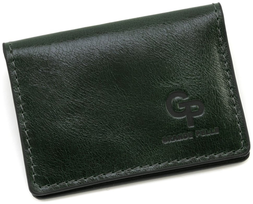 Мини обложка из натуральной кожи Алькор для автодокументов, удостоверения или ID-паспорта Grnade Pelle 82758 цвет зеленый фото №1 Мини обложка из натуральной кожи Алькор для автодокументов, удостоверения или ID-паспорта Grnade Pelle 82758 цвет зеленый modnotak фото №1