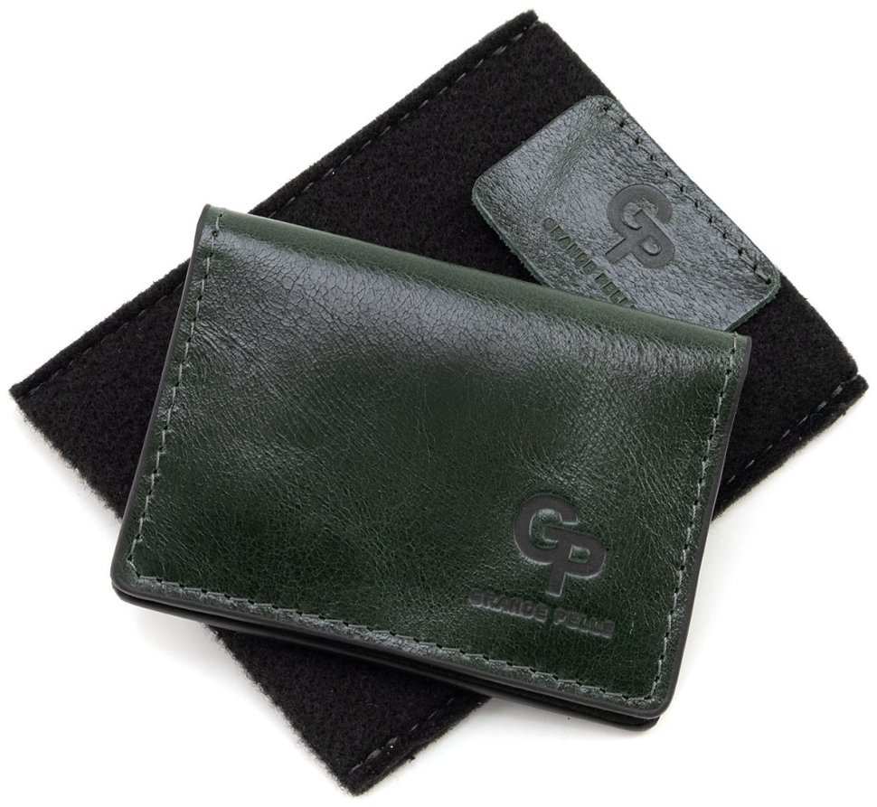 Мини обложка из натуральной кожи Алькор для автодокументов, удостоверения или ID-паспорта Grnade Pelle 82758 цвет зеленый фото №6 Мини обложка из натуральной кожи Алькор для автодокументов, удостоверения или ID-паспорта Grnade Pelle 82758 цвет зеленый modnotak фото №6