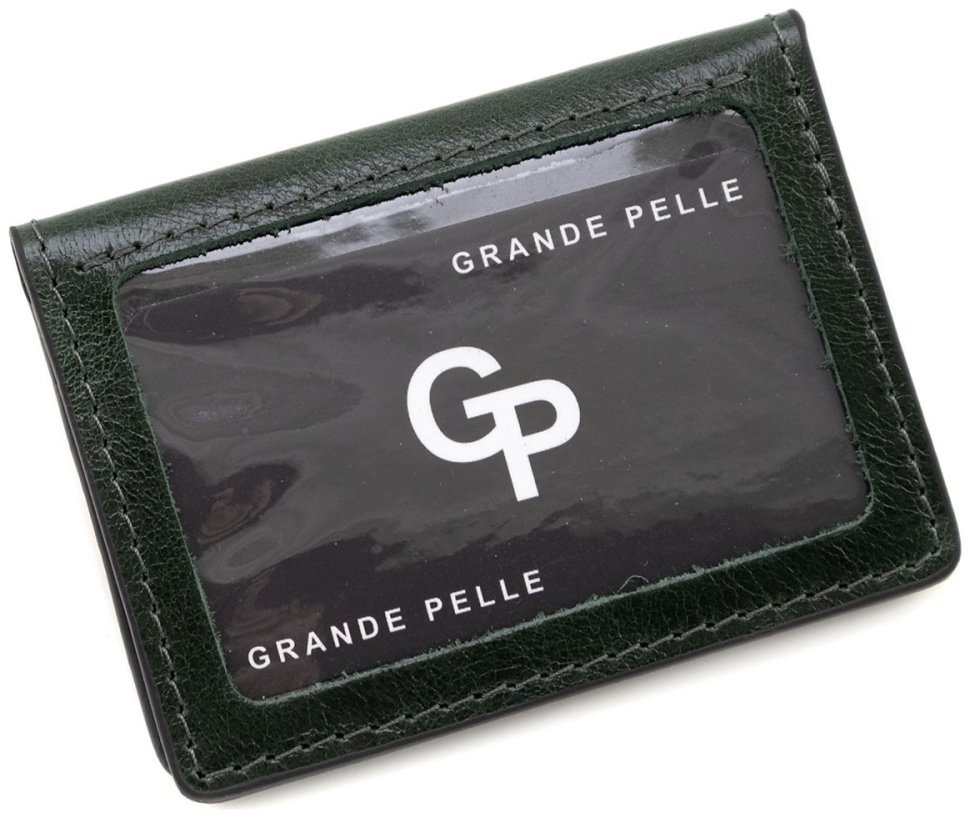 Мини обложка из натуральной кожи Алькор для автодокументов, удостоверения или ID-паспорта Grnade Pelle 82758 цвет зеленый фото №3 Мини обложка из натуральной кожи Алькор для автодокументов, удостоверения или ID-паспорта Grnade Pelle 82758 цвет зеленый modnotak фото №3