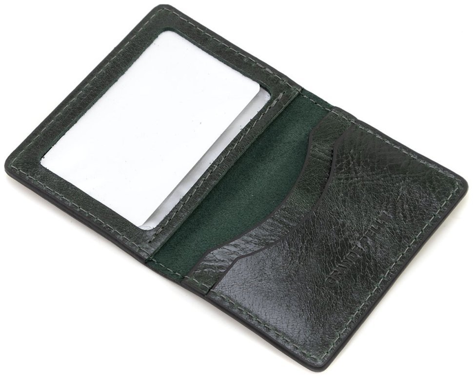 Мини обложка из натуральной кожи Алькор для автодокументов, удостоверения или ID-паспорта Grnade Pelle 82758 цвет зеленый фото №2 Мини обложка из натуральной кожи Алькор для автодокументов, удостоверения или ID-паспорта Grnade Pelle 82758 цвет зеленый modnotak фото №2