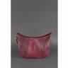 Модная сумка в бордовом цвете из матовой кожи BlankNote Круассан (12647) - 6
