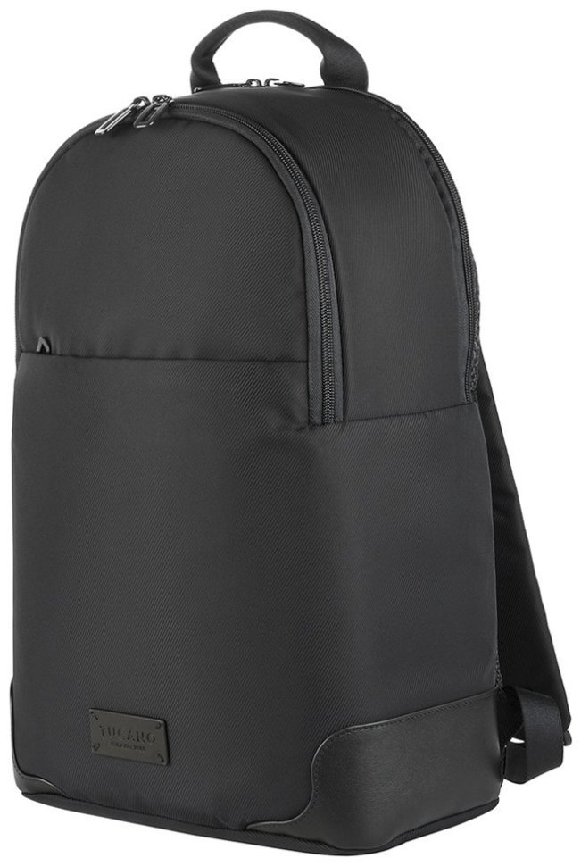 Вместительный рюкзак для ноутбука на 2 отделения из качественного нейлона Tucano Fine 16" чорний 103658 modnotak фото №1