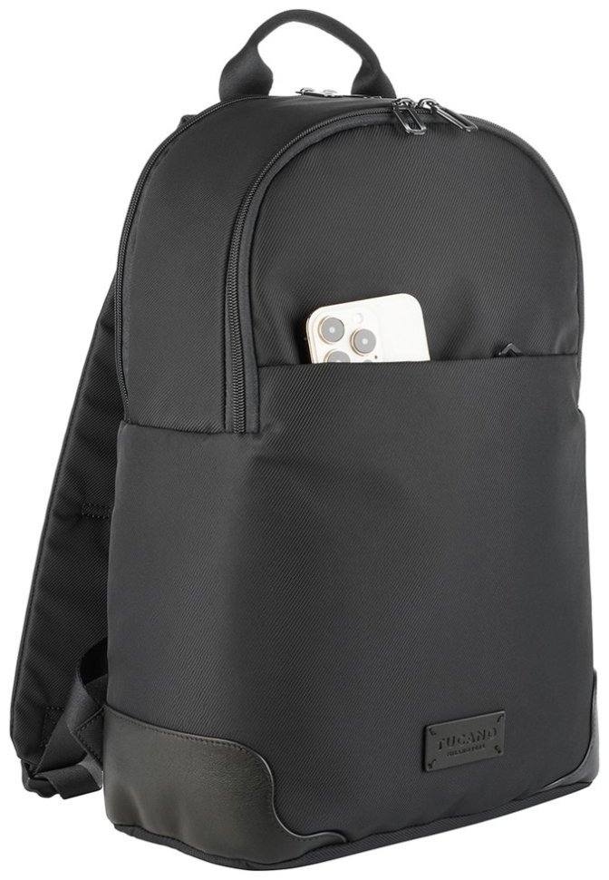 Вместительный рюкзак для ноутбука на 2 отделения из качественного нейлона Tucano Fine 16" чорний 103658 modnotak фото №6