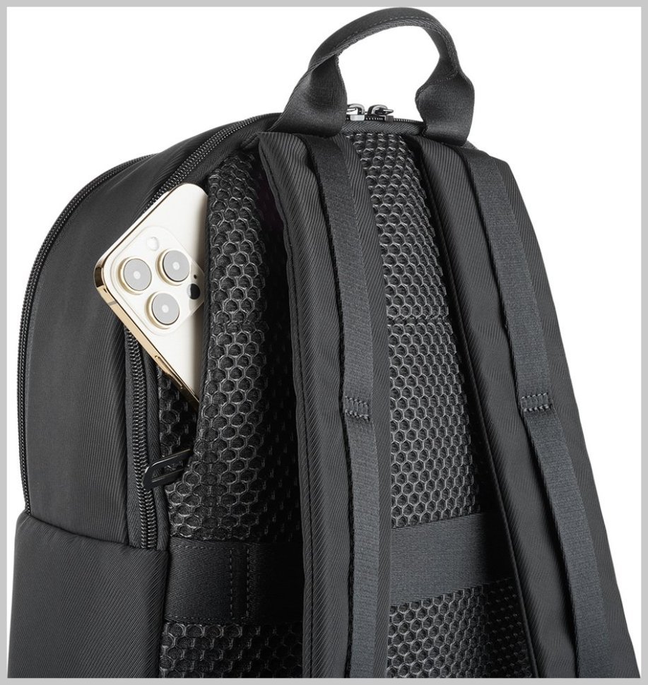 Вместительный рюкзак для ноутбука на 2 отделения из качественного нейлона Tucano Fine 16" чорний 103658 modnotak фото №7