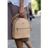 Жіночий міні-рюкзак з натуральної шкіри світло-бежевого кольору BlankNote Kylie (12837) - 2
