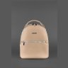 Женский мини-рюкзак из натуральной кожи светло-бежевого цвета BlankNote Kylie (12837) - 4