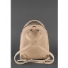 Жіночий міні-рюкзак з натуральної шкіри світло-бежевого кольору BlankNote Kylie (12837) - 6